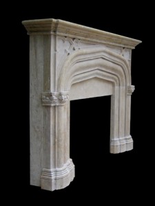 GOTHIC MARBLE FIRE SURROUND – MODEL MFP155 1