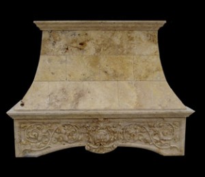 TRAVERTINE KITCHEN RANGE HOOD – MODEL MFP146 1