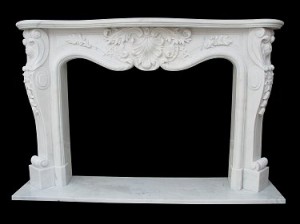 LOUIS XV MARBLE FIREPLACE – MODEL MFP106 1