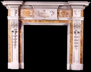 GEORGIAN HAND CARVED FIRE SURROUND – MODEL MFP130 1