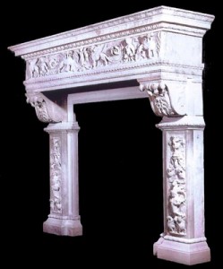 MAGNIFICENTLY ITALIAN RENAISSANCE STYLE FIRE SURROUND – MODEL MFP137 1