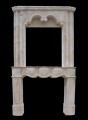 FRENCH BAROQUE MARBLE FIRE SURROUND - MODEL MFP160