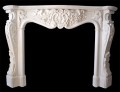 LOUIS XV FRENCH CARRARA FIREPLACE - MODEL MFP184