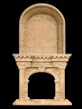 ITALIAN HAND CARVED MARBLE FIRE SURROUND - MODEL MFP166