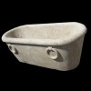 HAND CARVED BATHTUB - VANITIES & BATHTUBS MODEL MBT104