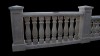 TRAVERTINE MARBLE BALUSTRADE - MODEL BL104