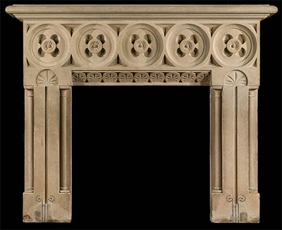 VERDE MARBLE FIREPLACE – MODEL MFP111