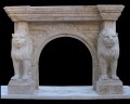 PALATIAL RENAISSANCE WHITE MARBLE MANTLE - MODEL MFP151